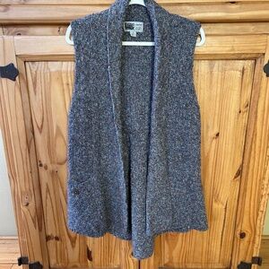 Habitat Clothes to Live In Knit Cardigan Sweater Vest Women's Size Small